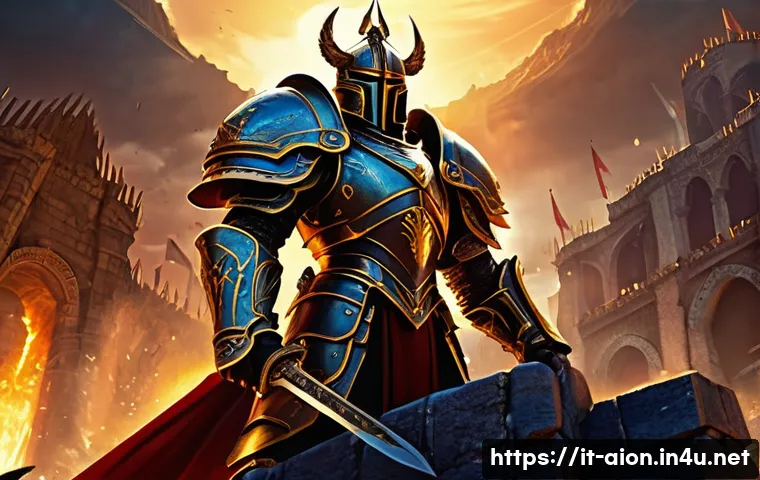 아이온 공성전 우승 보상 - **Prompt 1: "The Glory of Fortress Conquest"** A highly detailed, epic wide shot depicting a mom...